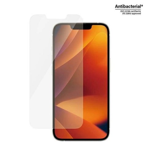 Szkło hartowane PanzerGlass Ultra-Wide Fit antybakteryjne z filtrem odblasków i pozycjonerem na iPhone 14 Pro Max Szkło hartowane PanzerGlass Ultra-Wide Fit antybakteryjne z filtrem odblasków i pozycjonerem na iPhone 14 Pro Max