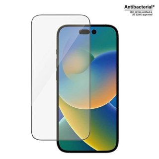 Szkło hartowane PanzerGlass Ultra-Wide Fit antybakteryjne z pozycjoner na iPhone 14 Pro