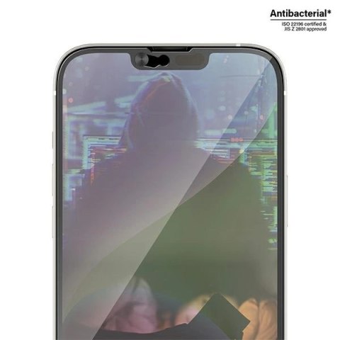 Szkło hartowane PanzerGlass Ultra-Wide Fit antybakteryjne z zaślepką na aparat i pozycjonerem iPhone 14 Plus / 13 Pro Max Szkło hartowane PanzerGlass Ultra-Wide Fit antybakteryjne z zaślepką na aparat i pozycjonerem iPhone 14 Plus / 13 Pro Max
