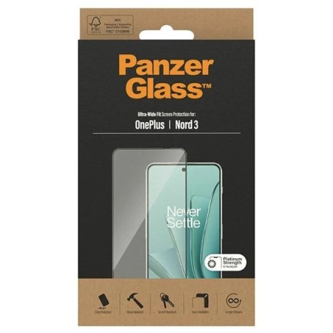 Szkło hartowane PanzerGlass Ultra-Wide Fit na OnePlus Nord 3