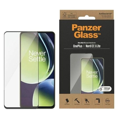 Szkło hartowane PanzerGlass Ultra-Wide Fit na OnePlus Nord CE 3 Lite Szkło hartowane PanzerGlass Ultra-Wide Fit na OnePlus Nord CE 3 Lite
