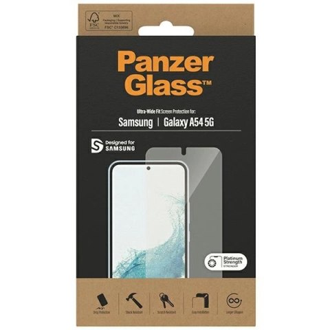 Szkło hartowane PanzerGlass Ultra-Wide Fit na Samsung Galaxy A54 5G Szkło hartowane PanzerGlass Ultra-Wide Fit na Samsung Galaxy A54 5G