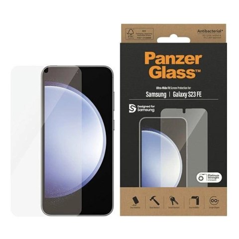Szkło hartowane PanzerGlass Ultra-Wide Fit na Samsung Galaxy S23 FE Szkło hartowane PanzerGlass Ultra-Wide Fit na Samsung Galaxy S23 FE