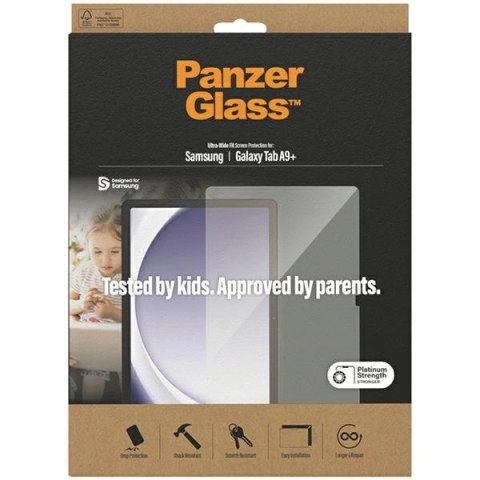 Szkło hartowane PanzerGlass Ultra-Wide Fit na Samsung Galaxy Tab A9+ Szkło hartowane PanzerGlass Ultra-Wide Fit na Samsung Galaxy Tab A9+