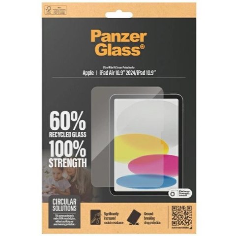 Szkło hartowane PanzerGlass Ultra-Wide Fit na iPad Air 10.9" 2024 Szkło hartowane PanzerGlass Ultra-Wide Fit na iPad Air 10.9" 2024