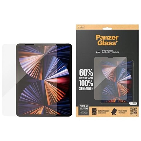 Szkło hartowane PanzerGlass Ultra-Wide Fit na iPad Pro 12.9" 2018-2022 Szkło hartowane PanzerGlass Ultra-Wide Fit na iPad Pro 12.9" 2018-2022