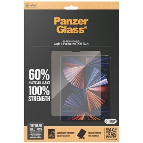 Szkło hartowane PanzerGlass Ultra-Wide Fit na iPad Pro 12.9" 2018-2022 Szkło hartowane PanzerGlass Ultra-Wide Fit na iPad Pro 12.9" 2018-2022