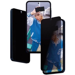 Szkło hartowane PanzerGlass Ultra-Wide Fit prywatyzujące z pozycjonerem na Samsung Galaxy A35 5G