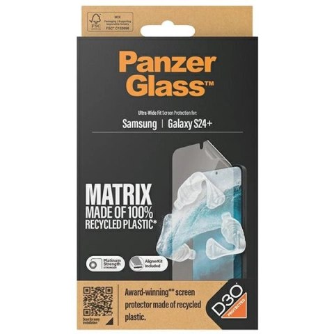 Szkło hartowane PanzerGlass Ultra-Wide Fit z D3O® z aplikatorem na Samsung Galaxy S24+