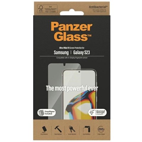 Szkło hartowane PanzerGlass Ultra-Wide Fit z aplikatorem na Samsung Galaxy S23
