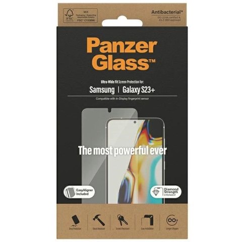 Szkło hartowane PanzerGlass Ultra-Wide Fit z aplikatorem na Samsung Galaxy S23+