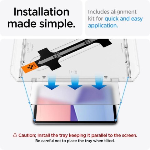 Szkło hartowane Spigen Glas.tR EZ Fit na iPad Air 13" 2024 Szkło hartowane Spigen Glas.tR EZ Fit na iPad Air 13" 2024