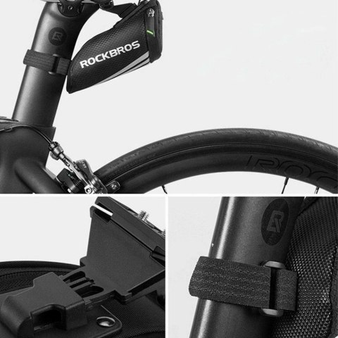Torba rowerowa Rockbros C28 pod siodełko - czarna Torba rowerowa Rockbros C28 pod siodełko - czarna