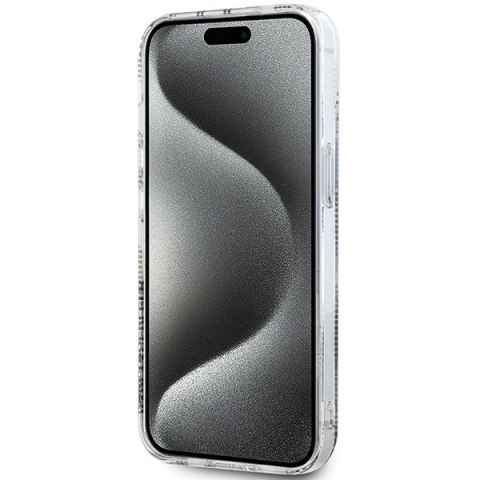 Etui Karl Lagerfeld IML Choupette Head & Monogram na iPhone 15 / 14 / 13 - przezroczyste Etui Karl Lagerfeld IML Choupette Head & Monogram na iPhone 15 / 14 / 13 - przezroczyste