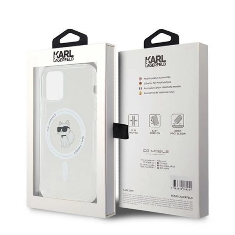Etui Karl Lagerfeld IML Choupette MagSafe na iPhone 12 / 12 Pro - przezroczyste Etui Karl Lagerfeld IML Choupette MagSafe na iPhone 12 / 12 Pro - przezroczyste