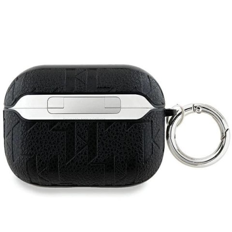 Etui Karl Lagerfeld Monogram Choupette Head na AirPods Pro 2 - czarne Etui Karl Lagerfeld Monogram Choupette Head na AirPods Pro 2 - czarne