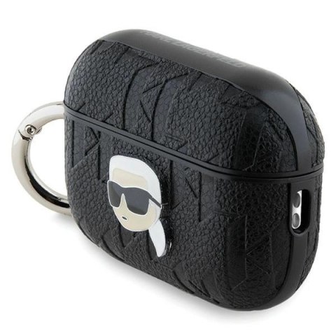 Etui Karl Lagerfeld Monogram Karl Head na AirPods Pro 2 - czarne Etui Karl Lagerfeld Monogram Karl Head na AirPods Pro 2 - czarne