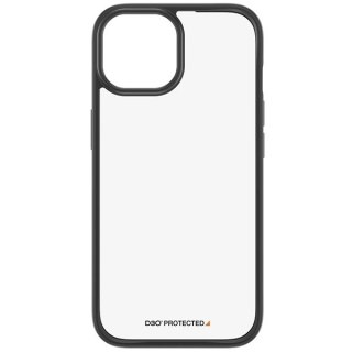 Etui PanzerGlass ClearCase na iPhone 15 z certyfikatem Military Grade - przezroczysto-czarne