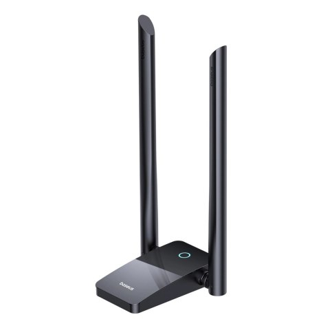 Karta sieciowa USB Baseus FastJoy B01317600111-06 1800 Mb/s - czarna Karta sieciowa USB Baseus FastJoy B01317600111-06 1800 Mb/s - czarna