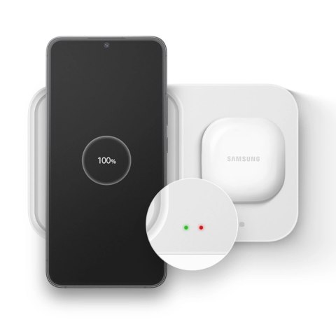 Ładowarka Samsung Wireless Charger Duo EP-P5400BWEGEU indukcyjna 15W - biała