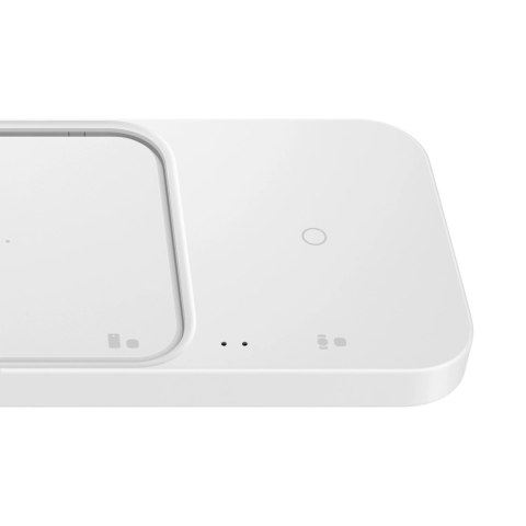 Ładowarka Samsung Wireless Charger Duo EP-P5400TWEGEU indukcyjna 15W - biała + ładowarka sieciowa + kabel