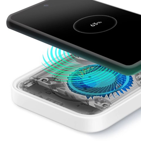 Ładowarka Samsung Wireless Charger Duo EP-P5400TWEGEU indukcyjna 15W - biała + ładowarka sieciowa + kabel