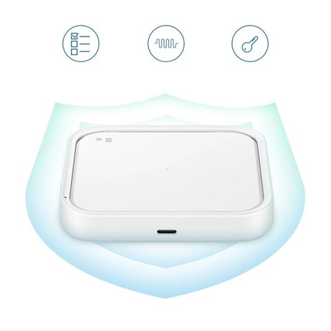 Ładowarka Samsung Wireless Charger Pad EP-P2400TWEGEU indukcyjna 15W + ładowarka sieciowa + kabel USB-C - biała
