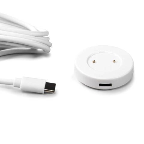 Ładowarka indukcyjna do smartwatchy Huawei magnetyczna - biała Ładowarka indukcyjna do smartwatchy Huawei magnetyczna - biała