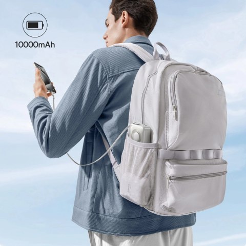 Powerbank Baseus Free2Pull 10000mAh 30W z portem USB-C i rozwijanym kablem USB-C - szary Powerbank Baseus Free2Pull 10000mAh 30W z portem USB-C i rozwijanym kablem USB-C - szary