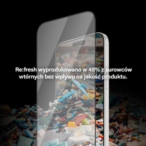 Szkło PanzerGlass Re:fresh Glass na iPhone 15 Pro z pozycjonerem Szkło PanzerGlass Re:fresh Glass na iPhone 15 Pro z pozycjonerem