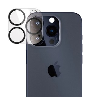 Zestaw PanzerGlass Bundle 3in1 etui przezroczyste + folia + osłona aparatu do iPhone 15 Pro Max