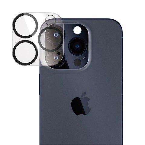 Zestaw PanzerGlass Bundle 3in1 etui przezroczyste + folia + osłona aparatu do iPhone 15 Pro Max