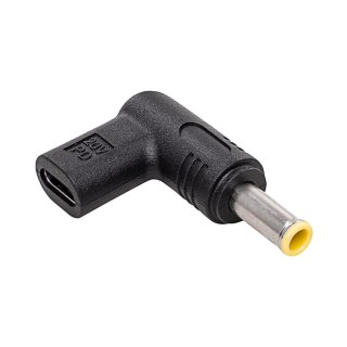 Akyga wtyczka do zasilacza uniwersalnego AK-ND-C16 USB-C / 5.5 x 3.0 mm + pin 20V