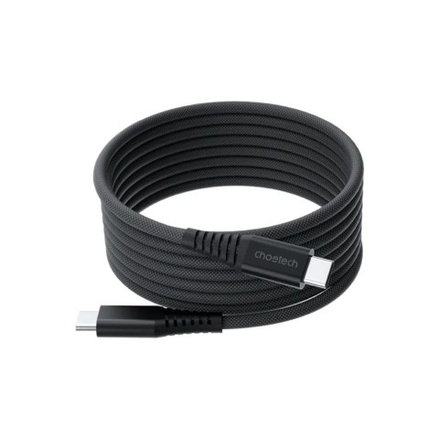 Kabel Choetech XCC-1051 magnetyczny USB-C / USB-C PD 3.1 240W 1.8m - czarny Kabel Choetech XCC-1051 magnetyczny USB-C / USB-C PD 3.1 240W 1.8m - czarny