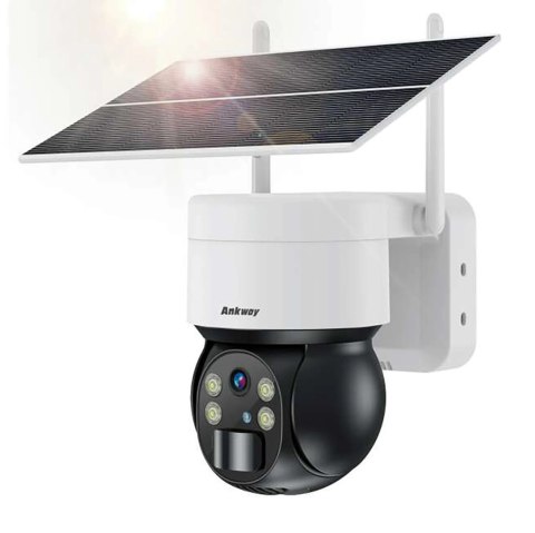 Kamera Choetech ASC006-WF solarna inteligentna PTZ WiFi z panelem słonecznym 5W - biała Kamera Choetech ASC006-WF solarna inteligentna PTZ WiFi z panelem słonecznym 5W - biała