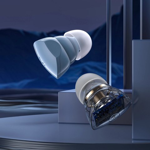 Słuchawki Choetech BH-T22 LightAura VocalSound bezprzewodowe TWS Bluetooth 5.3 - niebieskie Słuchawki Choetech BH-T22 LightAura VocalSound bezprzewodowe TWS Bluetooth 5.3 - niebieskie