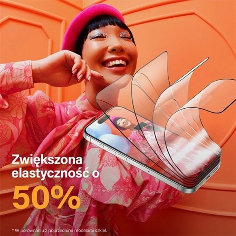 Szkło hartowane PanzerGlass Ultra-Wide Fit z pozycjonerem na iPhone 15 Szkło hartowane PanzerGlass Ultra-Wide Fit z pozycjonerem na iPhone 15