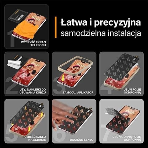 Szkło hartowane PanzerGlass Ultra-Wide Fit z pozycjonerem na iPhone 15 Szkło hartowane PanzerGlass Ultra-Wide Fit z pozycjonerem na iPhone 15