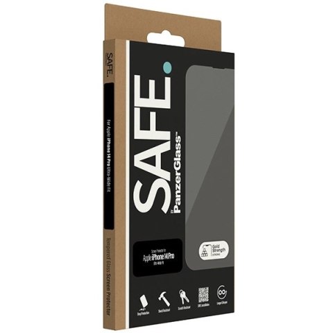 Szkło hartowane SAFE by PanzerGlass Ultra-Wide Fit na iPhone 14 Pro Szkło hartowane SAFE by PanzerGlass Ultra-Wide Fit na iPhone 14 Pro