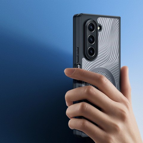 Etui Dux Ducis Aimo Mag na Samsung Galaxy Z Fold 6 - czarne Etui Dux Ducis Aimo Mag na Samsung Galaxy Z Fold 6 - czarne
