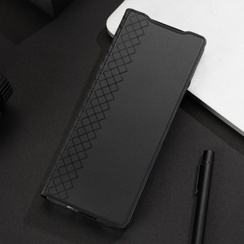 Etui Dux Ducis Brill skórzane na Samsung Galaxy Z Fold 6 z klapką i kieszonką na kartę - czarne Etui Dux Ducis Brill skórzane na Samsung Galaxy Z Fold 6 z klapką i kieszonką na kartę - czarne