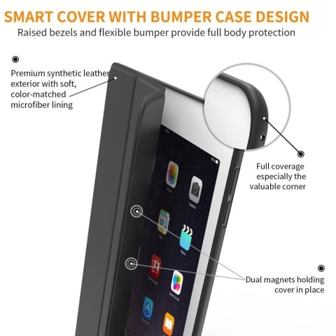 Etui Tech-Protect SmartCase na iPad 9.7'' 5 / 6 2017-2018 - czarne