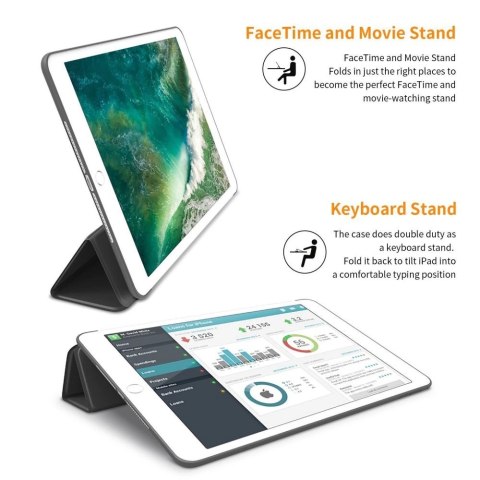 Etui Tech-Protect SmartCase na iPad Air 9.7'' 2 2014 - czarne
