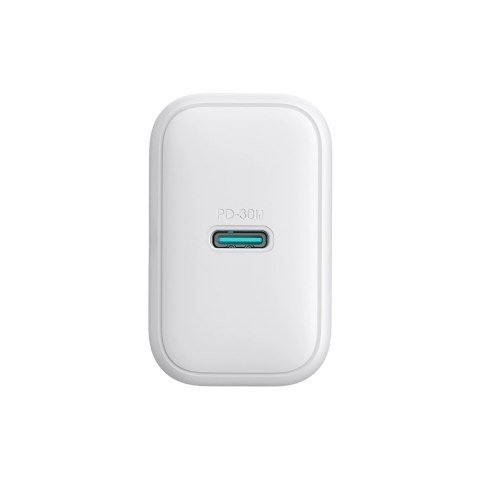 Ładowarka Joyroom JR-TCF24 sieciowa USB-C PD 30W QC SFC - biała + kabel USB-C 1m Ładowarka Joyroom JR-TCF24 sieciowa USB-C PD 30W QC SFC - biała + kabel USB-C 1m