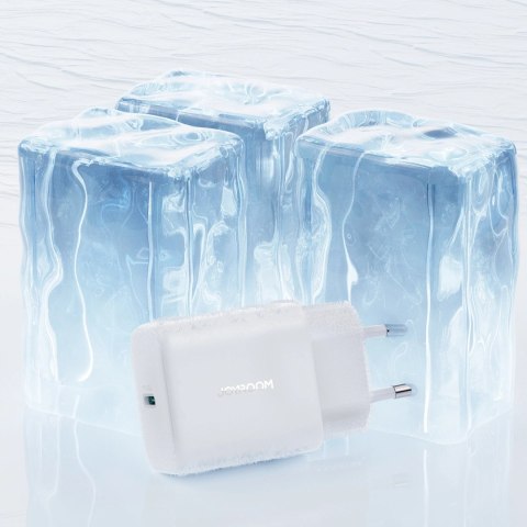 Ładowarka Joyroom JR-TCF24 sieciowa USB-C PD 30W QC SFC - biała + kabel USB-C 1m Ładowarka Joyroom JR-TCF24 sieciowa USB-C PD 30W QC SFC - biała + kabel USB-C 1m