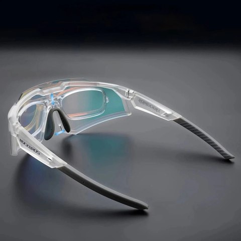Okulary rowerowe Rockbros SP291 fotochromowe UV400 - białe Okulary rowerowe Rockbros SP291 fotochromowe UV400 - białe