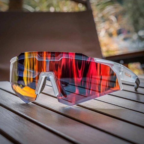 Okulary rowerowe Rockbros SP291 fotochromowe UV400 - białe Okulary rowerowe Rockbros SP291 fotochromowe UV400 - białe