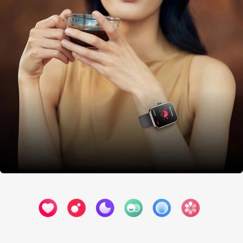 Smartwatch Joyroom Fit-Life JR-FT5 Plus z funkcją odbierania połączeń - czarny Smartwatch Joyroom Fit-Life JR-FT5 Plus z funkcją odbierania połączeń - czarny