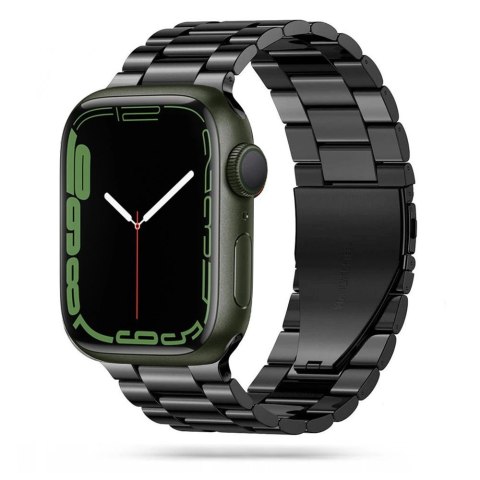 Bransoleta Tech-Protect Stainless na Apple Watch 4 / 5 / 6 / 7 / 8 / 9 / SE / Ultra 1 / 2 (42/44/45/49 mm) - czarna Bransoleta Tech-Protect Stainless na Apple Watch 4 / 5 / 6 / 7 / 8 / 9 / SE / Ultra 1 / 2 (42/44/45/49 mm) - czarna