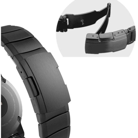 Bransoleta Tech-Protect SteelBand na Garmin Fenix 3 / 5X / 3HR / 5X Plus / 6X / 6X Pro / 7X - czarna Bransoleta Tech-Protect SteelBand na Garmin Fenix 3 / 5X / 3HR / 5X Plus / 6X / 6X Pro / 7X - czarna
